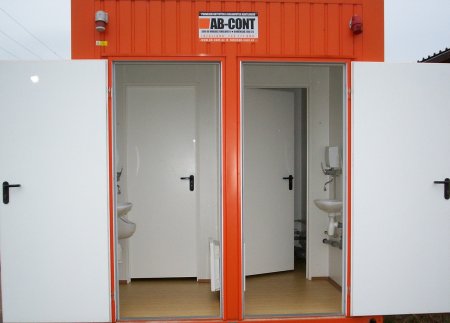 Sanitary container, WC cabines