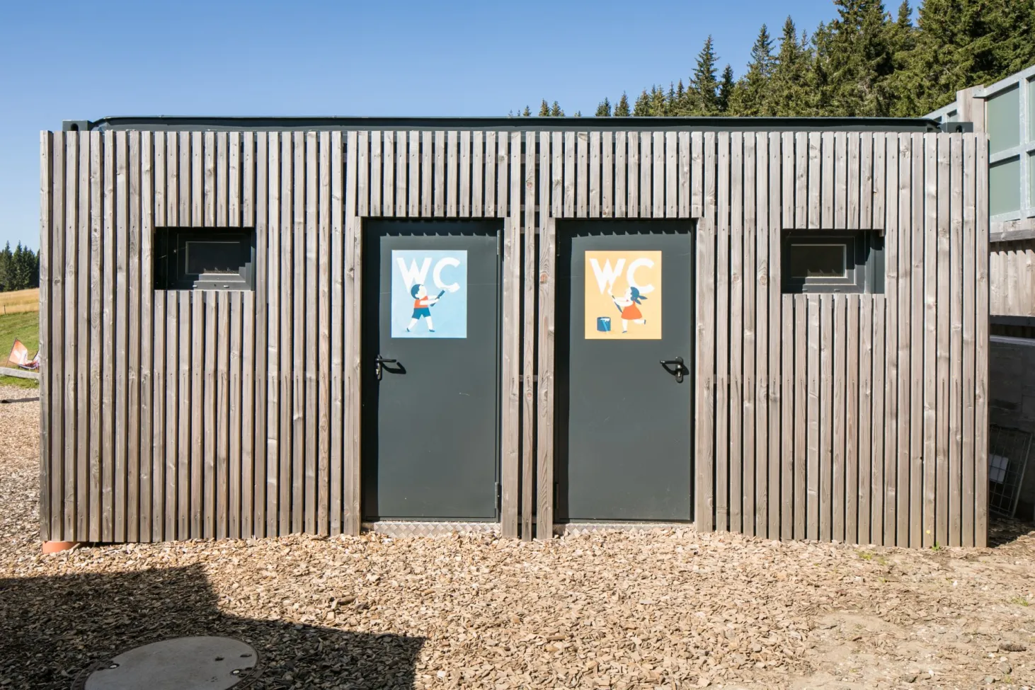 Atypical sanitary units