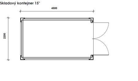 Storage container 15´ lower