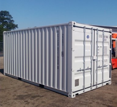 Shipping container 20´ one way, RAL 9010